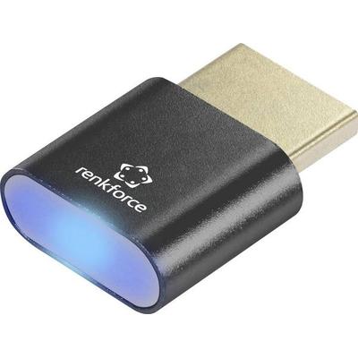 Renkforce RF-6685716 HDMI EDID Emulator Schwarz 4K UHD