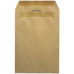 Soennecken Versandtasche 2069 C5 ohne Fenster selbstklebend natronbraun 25 Stück