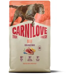 Carnilove True Fresh Dog Beef für ausgewachsene Hunde 4kg