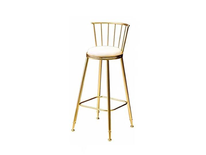 loeusjfnr Langer Bartisch Moderner nordischer Heller Luxus-Schmiedeeisen-Bar-Esstisch Home Living Room Wall Massivholz Long Table Bar High and Chairs