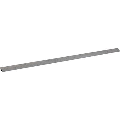 Abschlussleiste KOCHSTATION "KS-Scafa", grau (beton hell), 300cm, Kunststoff, Wandabschlussleisten, in verschiedenen Breiten, Stärke 3,1 cm