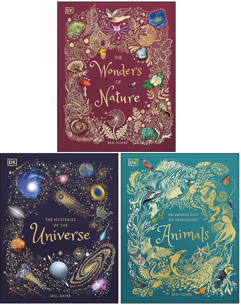 DK Childrens Anthologies 3 Books Collection Set By Ben Hoare & Will Gater (The Wonders of Nature, The Mysteries of the Universe & An Anthology of