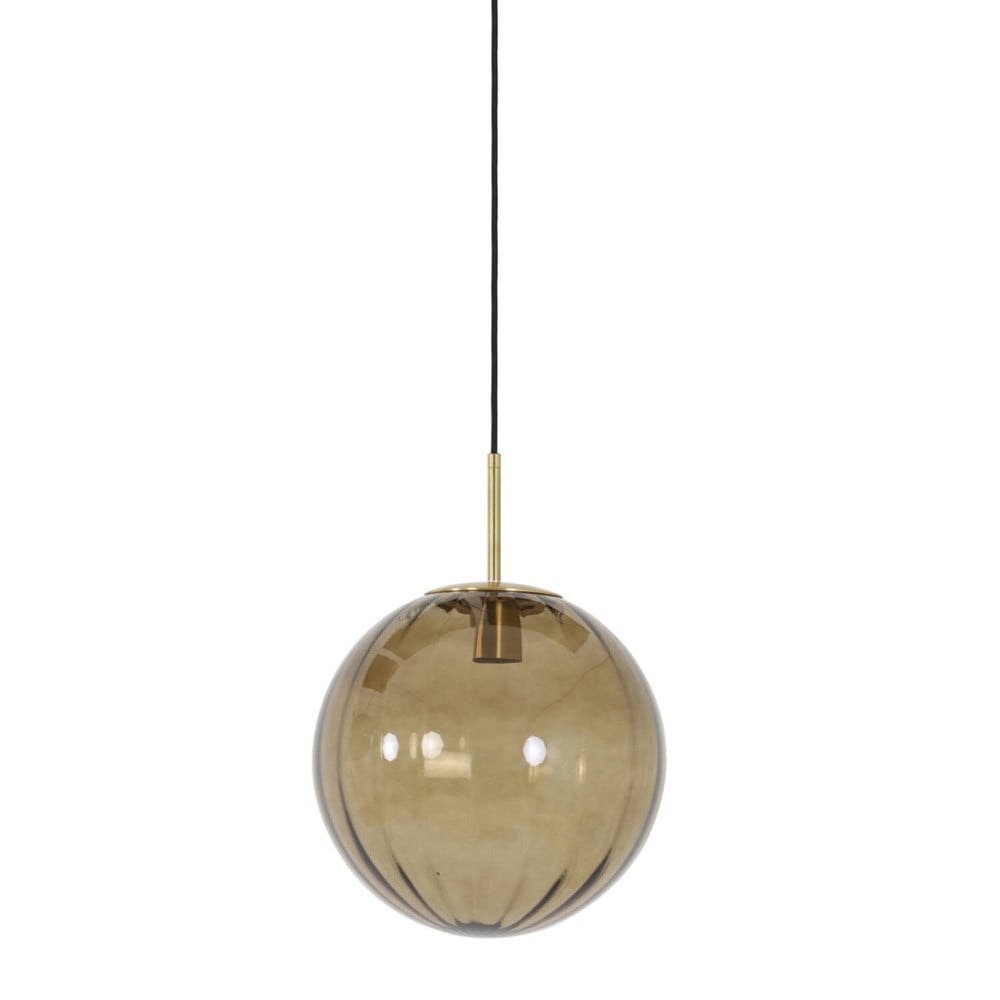 Light & Living Hanglamp Magdala Amber/Bruin - Diameter: 30 cm