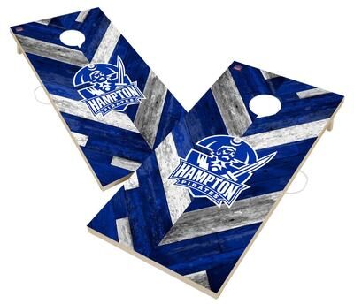 Skip's Garage Hampton University Pirates Cornhole Board Set