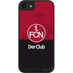 Nivocase Handyhülle für Apple iPhone 7 Hülle NIVOpure Case Schwarz 1. FC Nürnberg Der Club Offizielles (Apple iPhone 7), Smartphone Hülle, Schwarz