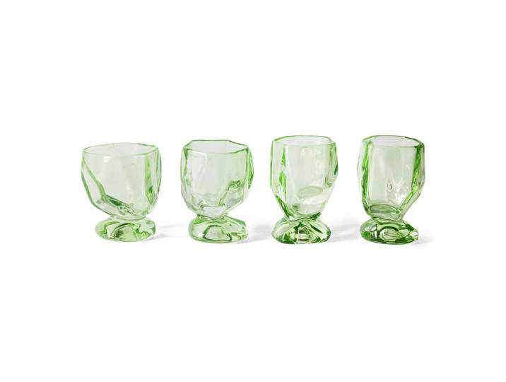 HKliving - Gläser (Nienke Sikkema), peridot (4er-Set)