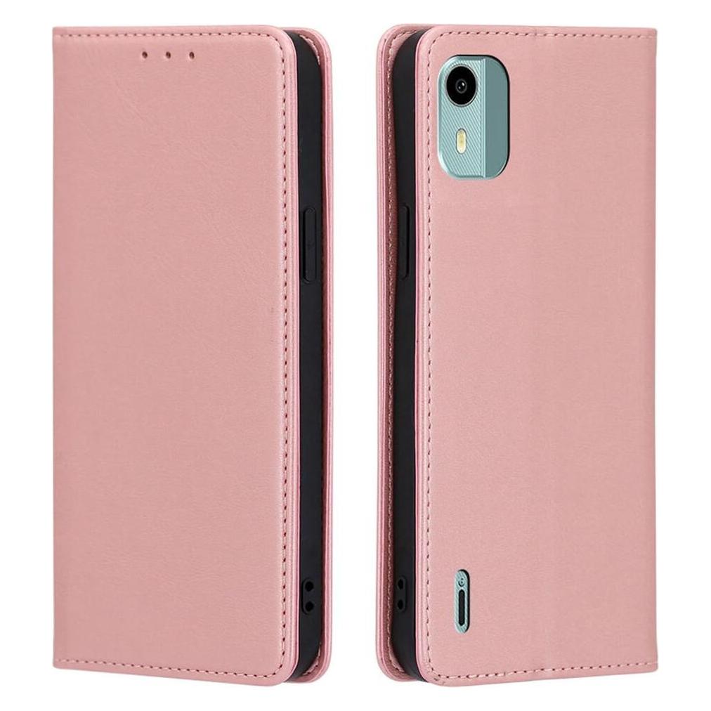 Cover-Discount Nokia C12 - Stand Flip Case Hülle rosa (Nokia C12) (660139499D)