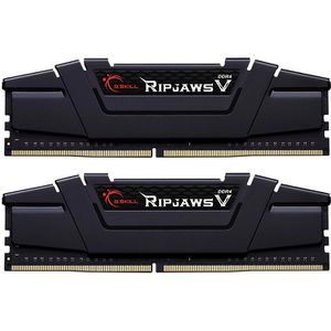 G-Skill Arbeitsspeicher Ripjaws V, F4-3200C16D-32GVK, 32 GB (2x 16 GB), DIMM, CL16, schwarz, DDR4-3200