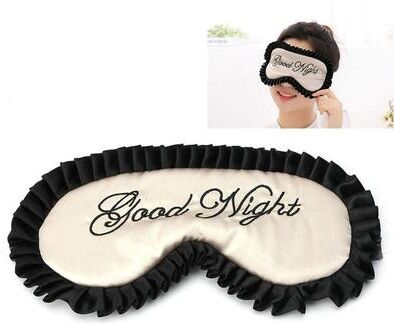 Inspired Deals Luxury Satin Sleep Mask For Travel And Deep Rest beige