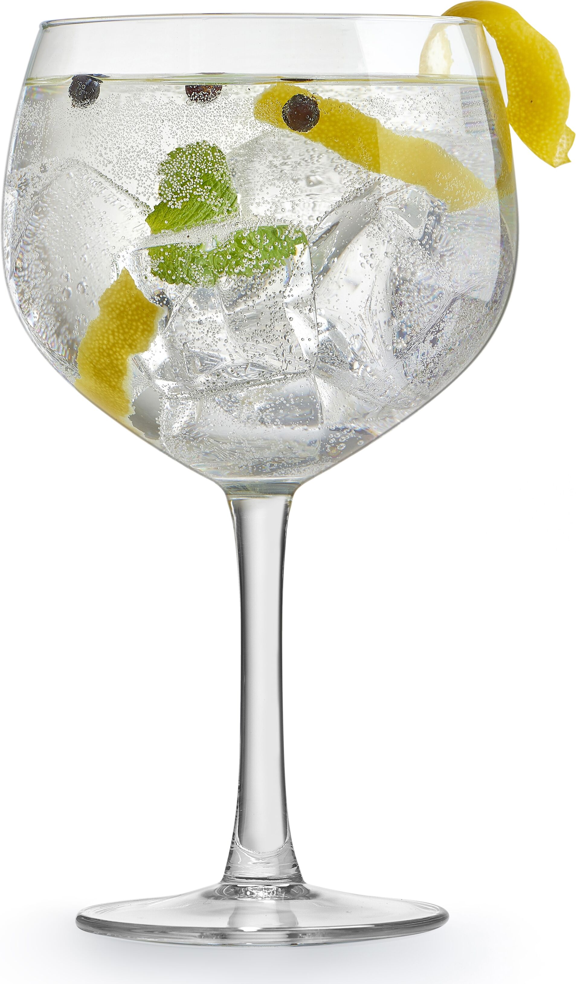 Cocktailglas VAN WELL "Gin Tonic", transparent, H:20cm, Glas, Trinkgefäße, Cocktailglas, 650 ml, im Geschenkkarton, 4-teilig
