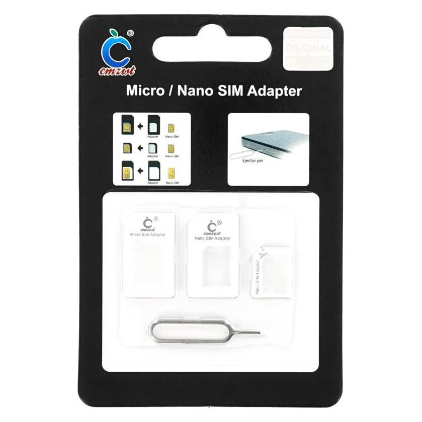 Cmzwt Nano SIM & Micro SIM Adapter Set white (30370245)