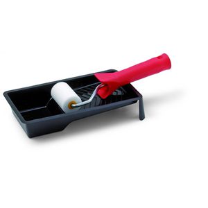 Schuller Farbroller 22401 Soft Pro HK-R, Schaumstoff, 5cm, für Lack, mit Lackwalze und Farbwanne
