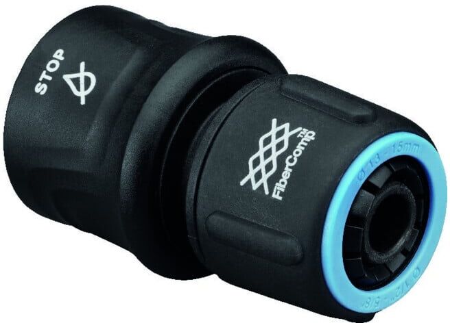 Fiskars Raccord de tuyau Stop 1/2
