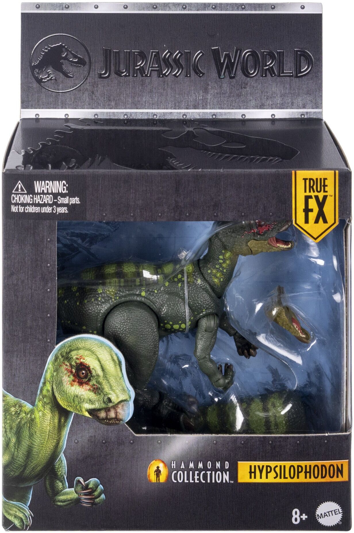 Mattel Jurassic World Hammond Collection Hypsilophodon Dinosaur Figure - Display-Ready - Green