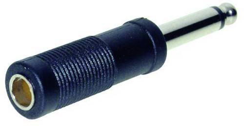 TRU Components Klinken-Adapter Klinkenstecker 6.35mm - Klinkenbuchse 6.35mm Mono, Stereo Polzahl:2, 3