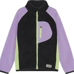 COLOR KIDS Color Kids Kinder Fleecejacke Teddy Jacket W. Fleece Sleeves, Größe 122 in Lila Lila