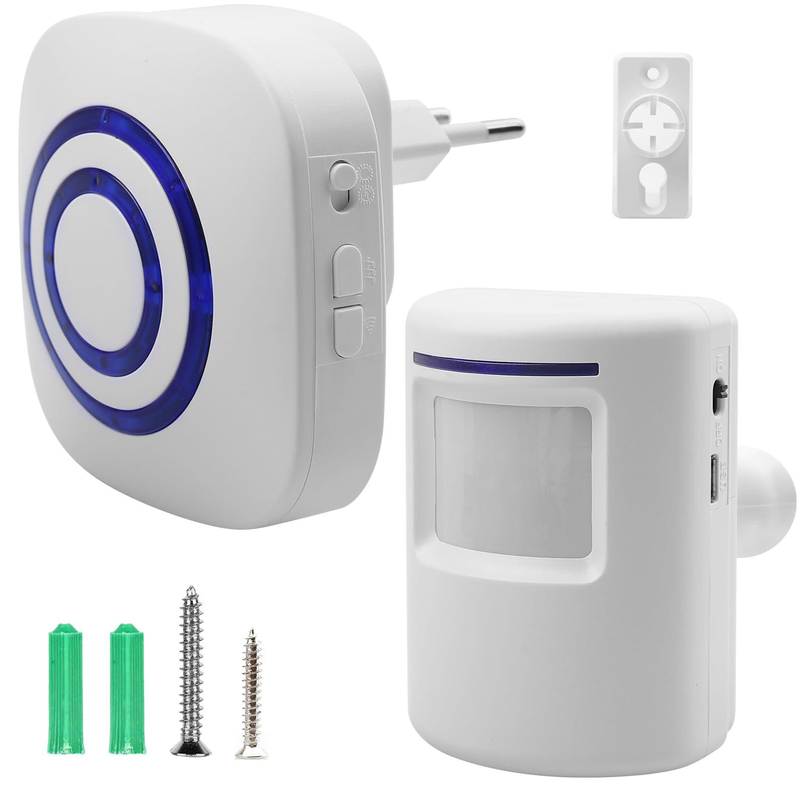 Selius Draadloos doorgangsalarm met bewegingssensor en plug-in ontvanger