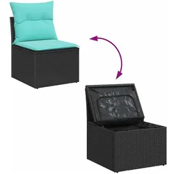 vidaXL, Gartenlounge, Modulare Sofagarnitur