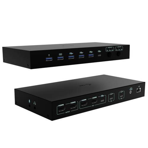 I-tec USB-C Dockingstation USB-C KVM DS for 3 Hosts