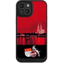 Nivocase Handyhülle für Apple iPhone 13 Mini Hülle NIVOpure Case Schwarz 1. FC Köln Offizielles (Apple iPhone 13 mini), Smartphone Hülle, Schwarz