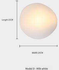 Top Demand Picks Nordic Design Color Glass LED Wall Lamp, Modern Sconce Lighting For Bedroom, Living Room, Hotel Corridor & Home Decor white 1