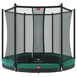 BERG Trampolin Favorit InGround 330 Green inkl. Sicherheitsnetz Comfort