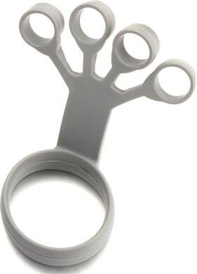 Inspired Living Silicone Grip Ball Hand Grip Strengthener For Wrist Rehabilitation And Stress Relief gray 1