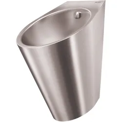 KEMMLIT Urinal FINO Spülwasseranschluss hinten edelstahl