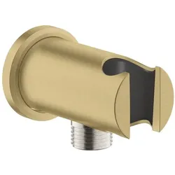Grohe Rainshower Wandanschlussbogen mit Duschhalter Gebürstetes Cool Sunrise 26658GN0