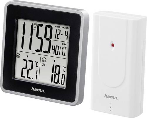 Hama EWS Intro 00186301 Funk-Wetterstation Anzahl Sensoren max. 1