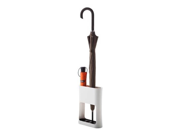 Yamazaki 6979 OVAL Umbrella Stand\, white\, ABS Resin / Steel\, 20.8 x 7.6 x 28 cm