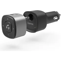 Hama Bluetooth-Receiver (Empfänger), Bluetooth Adapter, Schwarz, Grau