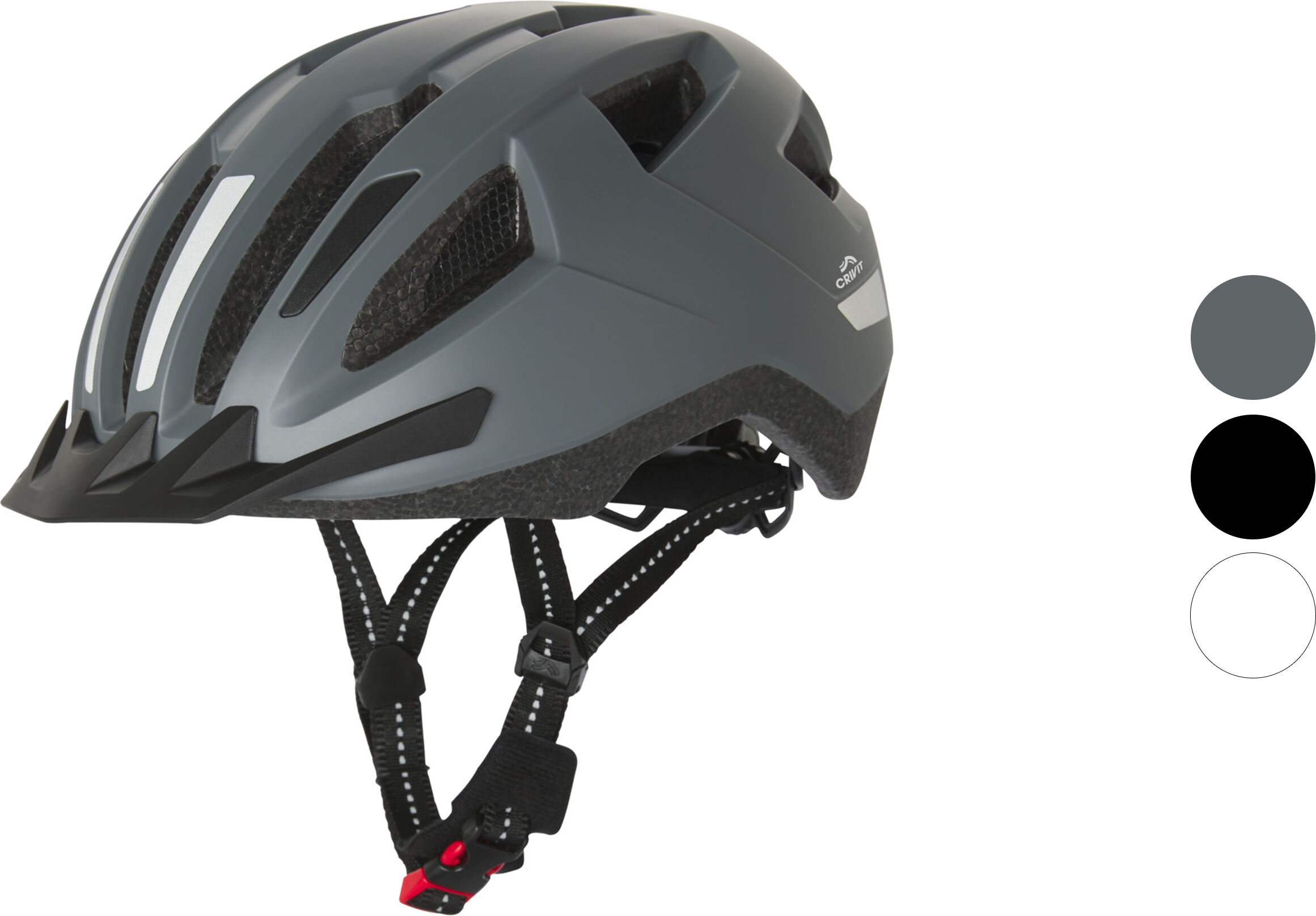 CRIVIT Fahrradhelm mit Rücklicht