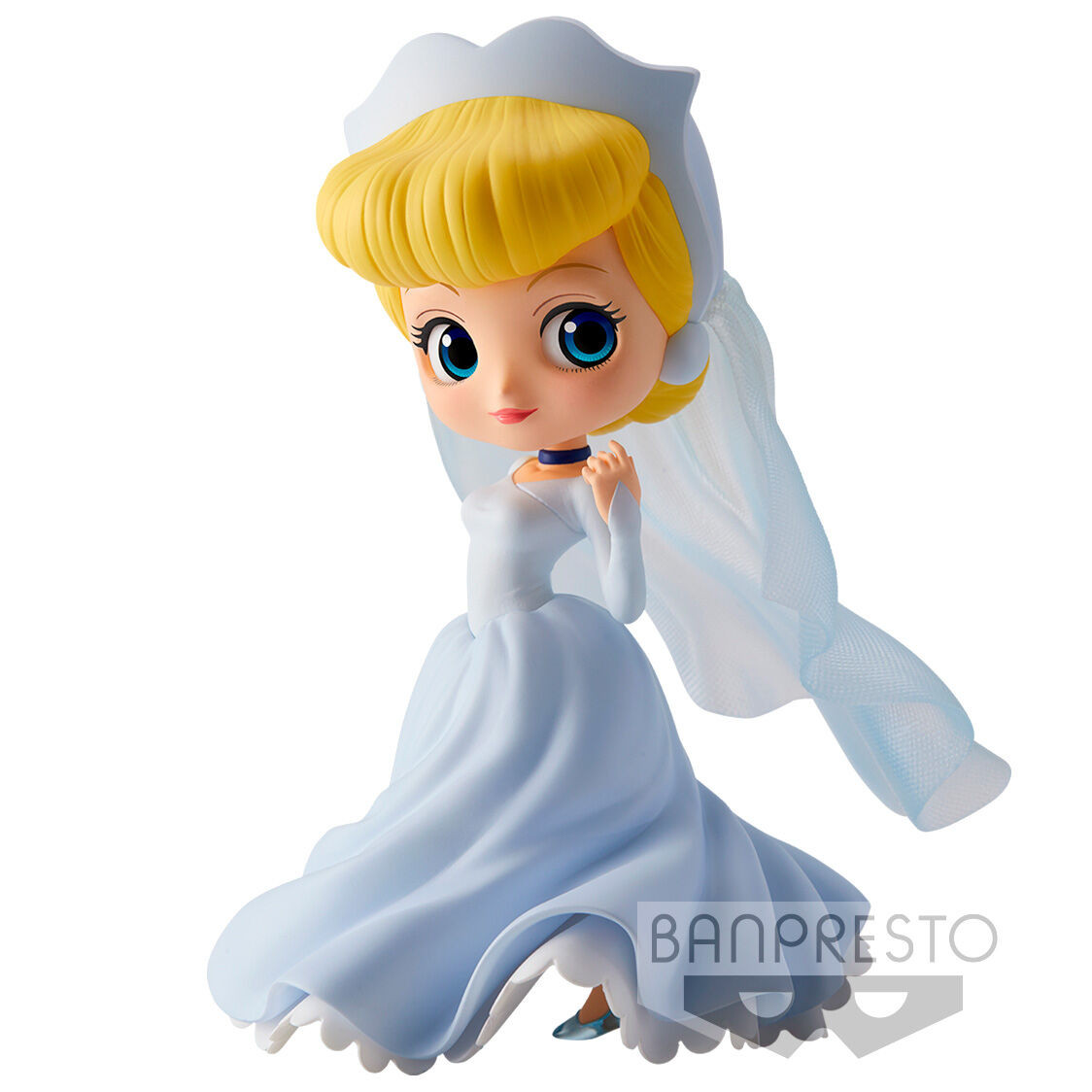 Disney Banpresto Cinderella Dreamy Style Q Posket figuur, 14 cm