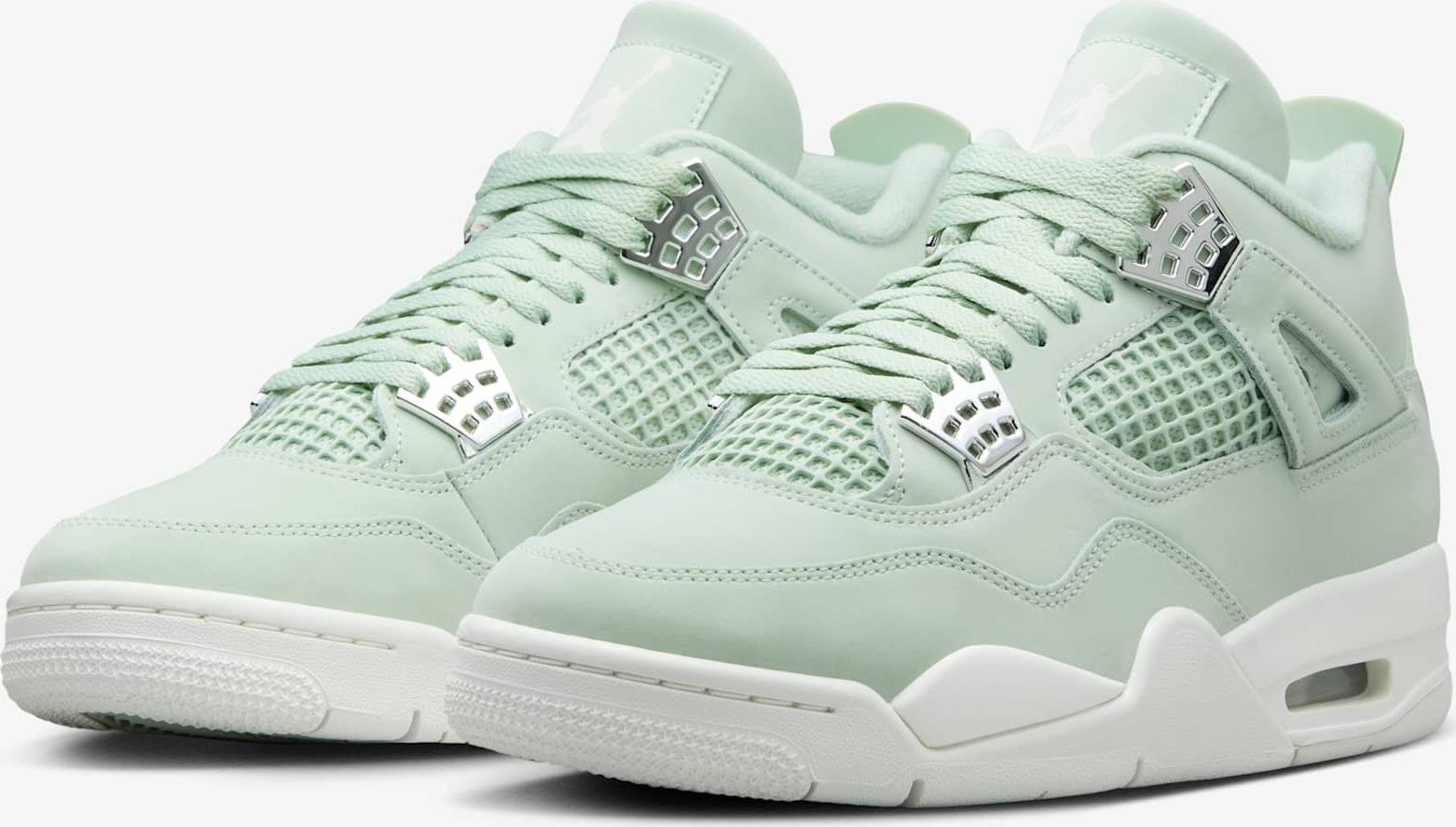 Nike Air Jordan 4 Retro "Abundance Seafoam" Grün, Größe: 38,5