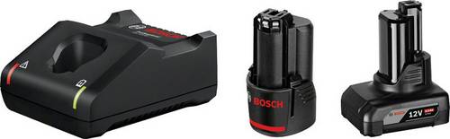 Bosch Professional 1600A01NC9 GAL 12V-40 + 1x GBA 12V 2.0Ah + 1x GBA 12V 4.0Ah Werkzeug-Akku und Ladegerät 12V 2 Ah, 6Ah Li-Ion