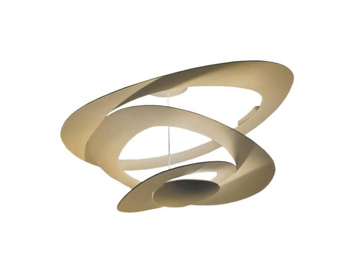 ARTEMIDE lampe au plafond plafonnier PIRCE (Or, 3000K - Aluminium)