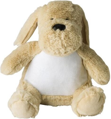 Peluche personnalisée en polyester 'Chien' - Hailey polyester polypropylène (PP) beige