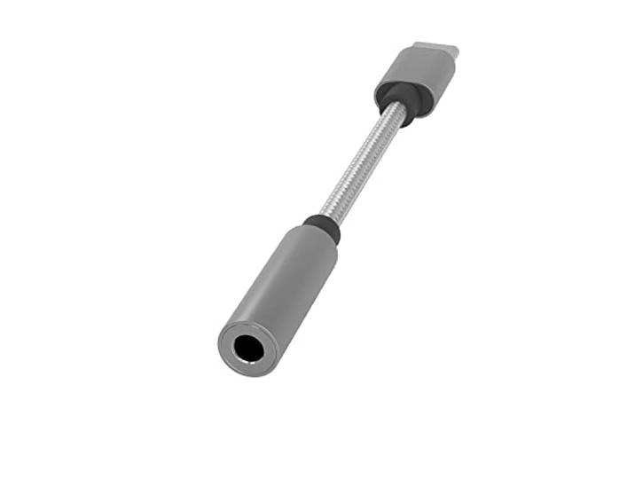 Terratec 284535 2.0 adapter [1x USB-C stekker-1x jack 3,5 mm] Connect C50, zilver/zwart