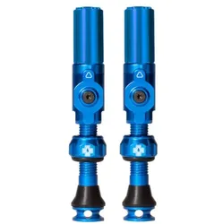 MUC-OFF Tubeless Ventil Set Big Bore Hybrid | blau 30 mm