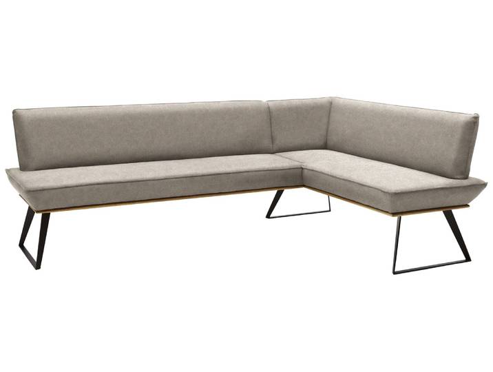 Voleo Eckbank MALIBU, Hellbraun, Metall
