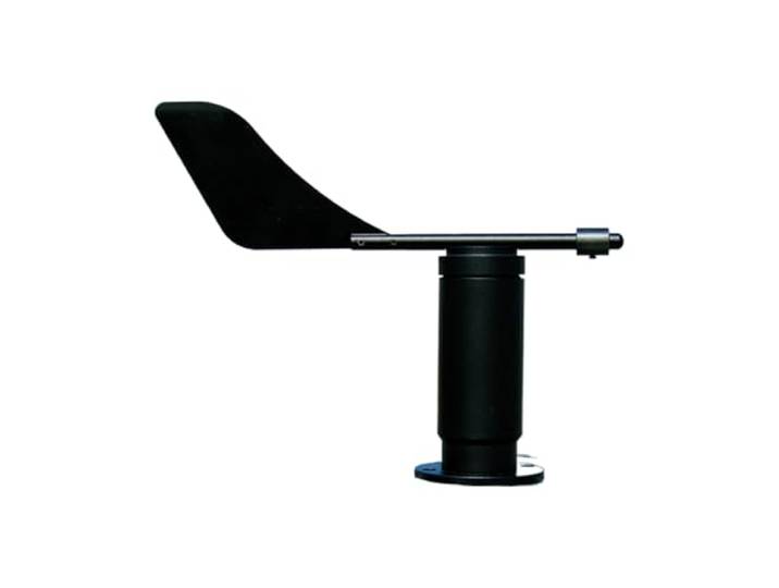 Tragbare Hand-Meteorologie Windgeschwindigkeitsmesser Wissenschaftliches Experiment Kleine Aluminiumlegierung Drei Tassen(Al-alloy -black base)