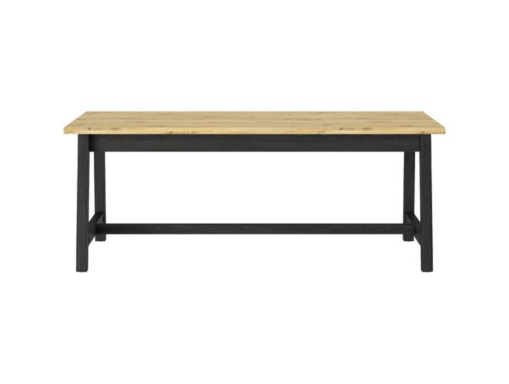Esstisch Reyet Holzwerkstoff schwarz/Eiche B 252 T 91 cm