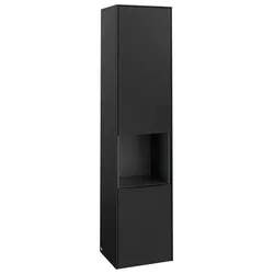 Villeroy und Boch Subway 3.0 Hochschrank C58901VL 40x171x36,2cm, Schanier rechts/Griff Volcano black, volcano black