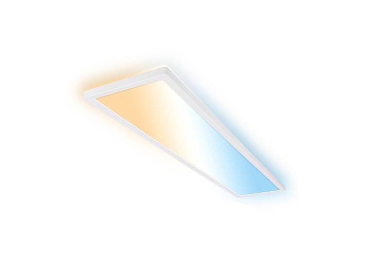 Briloner LED Panel Tava A, dimmbar, weiß / opal, für Arbeitszimmer / Büro, Kunststoff, Modern, LED Deckenleuchte
