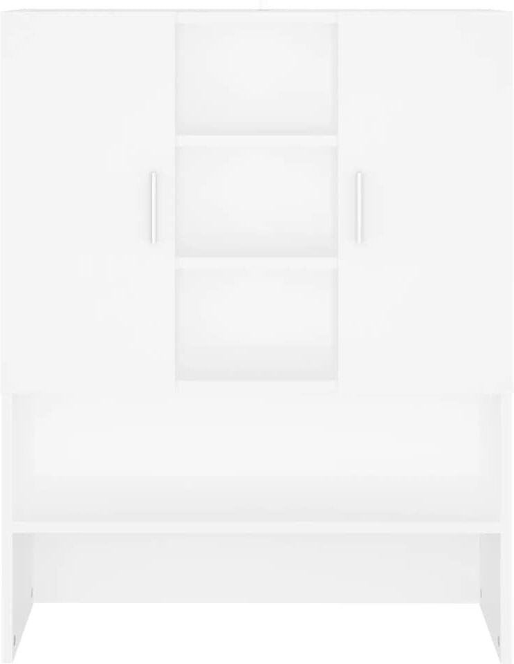 Ebern Designs Awan Washing Machine Cabinet 70,5x25,5x90 cm White 90cm H X 70.5cm W X 25.5cm D