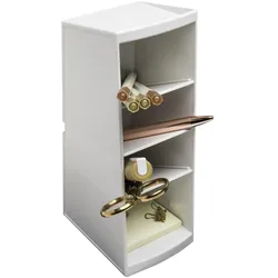 Exacompta Schreibtisch-Organizer Multitower, weiß