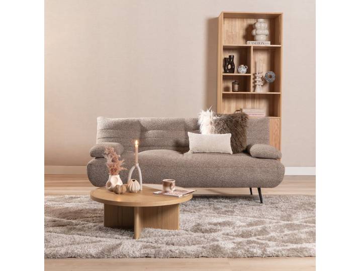 Bronx71 Schlafsofa 1-Sitzer Mira Bouclé Melange braun