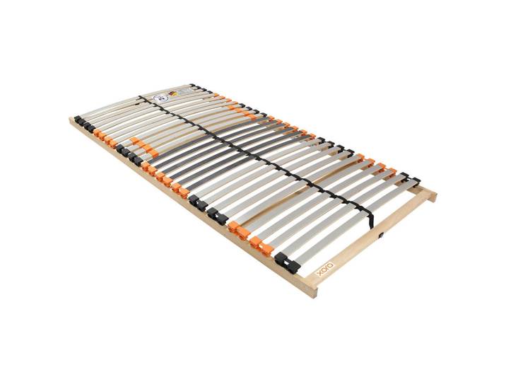 Xora Lattenrost, Holz, Birke, furniert, Schichtholz,furniert, Schichtholz, 7-Zonen, 120x200 cm, Federleisten mit Duokappen, Mittelgurt, nicht verstellbar, Schlafzimmer, Lattenroste, Lattenrost starr