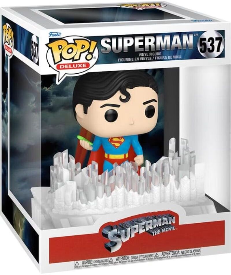 Funko Pop Deluxe Superman Fortress Of Solitude Figura De Vinilo 537 Talla Única Unisex